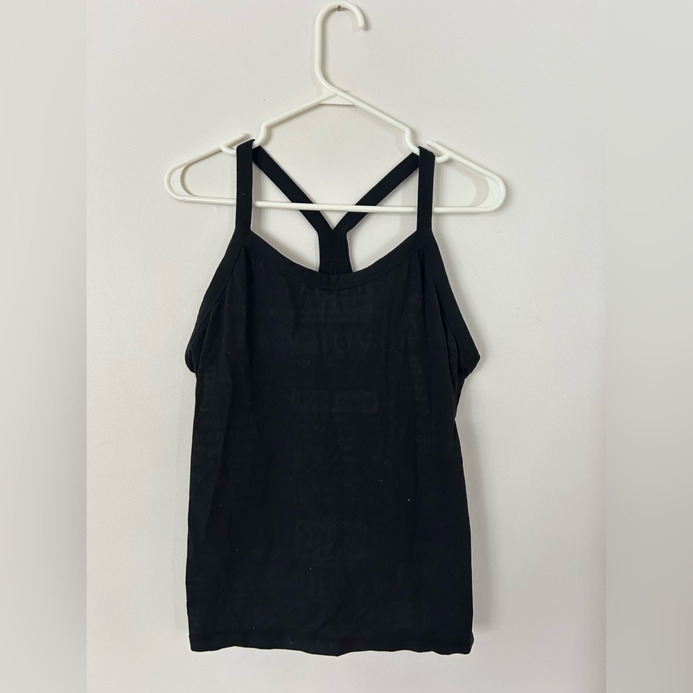 RARE - Lululemon Manifesto Power Y Tank Black Size 12
